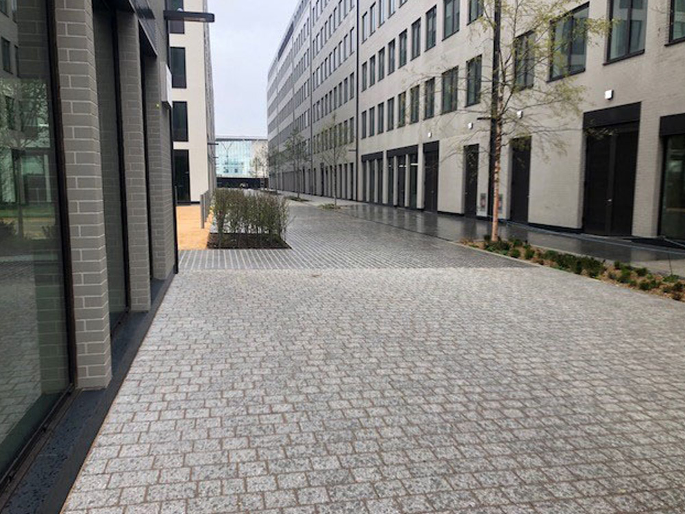 Premier Paving Contracts Ltd. - Royal Albert Dock Apartment Blocks