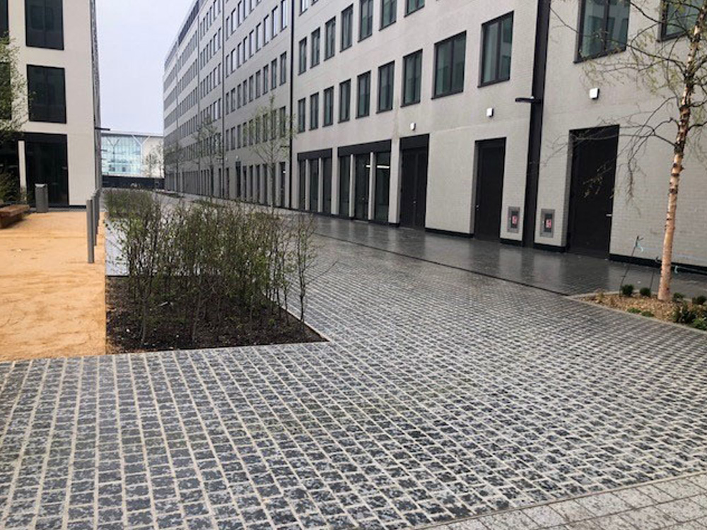 Premier Paving Contracts Ltd. - Royal Albert Dock Apartment Blocks